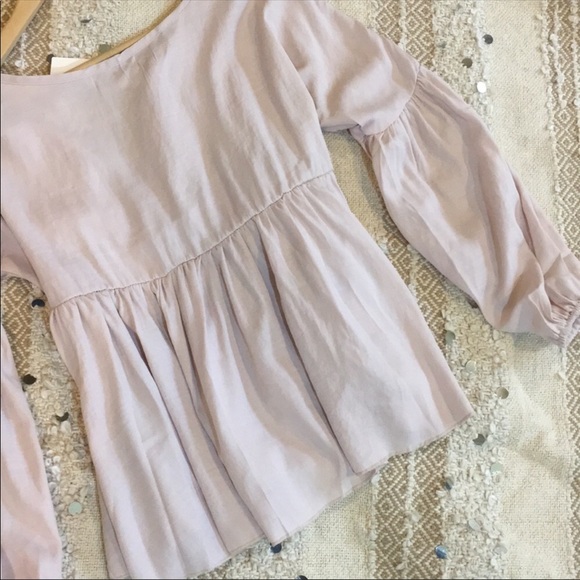 Julia’s Long Sleeve Peasant Top - Picture 8 of 8